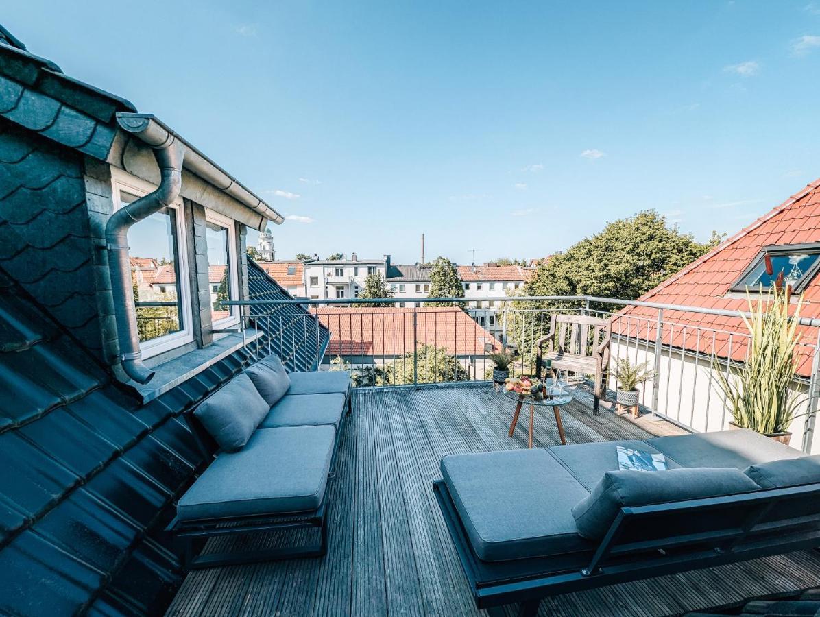 4-Schlafzimmer-Terrassensuite Oasis - Workspace Em-Apartments Deutschland Bielefeld Esterno foto